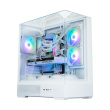 Zalman PC case P40 Prism Mid-Tower Tempered Glass white