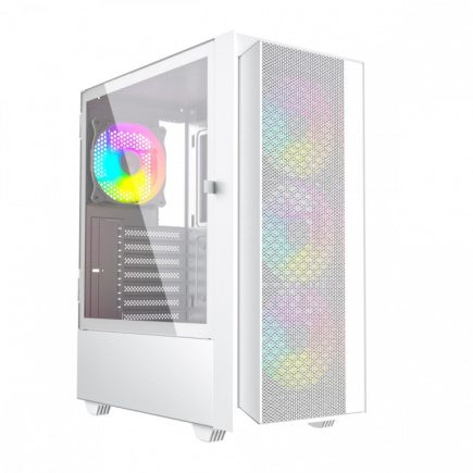 Gembird Computer Case Midi Tower Fornax 4000 ARGB white