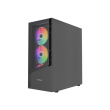 Gembird PC Case Midi Tower Fornax 4300 ATX black