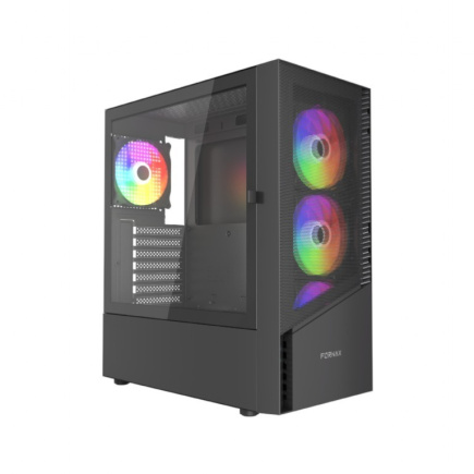 Gembird PC Case Midi Tower Fornax 4300 ATX black