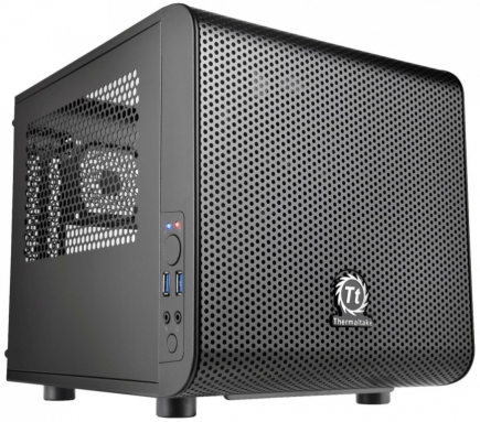 Thermaltake Core V1 MiniITX IS UB3.0 Window (1x200mm), black