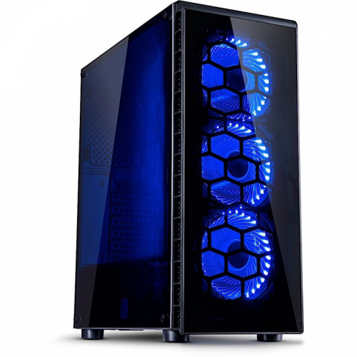 Midi Inter-Tech CXC2 Blue. w/o PSU