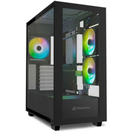 Midi Sharkoon Rebel C60 RGB Black