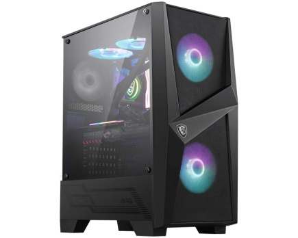 MSI PC Case MAG FORGE 100R ARGB FAN Glass Window 2xUSB