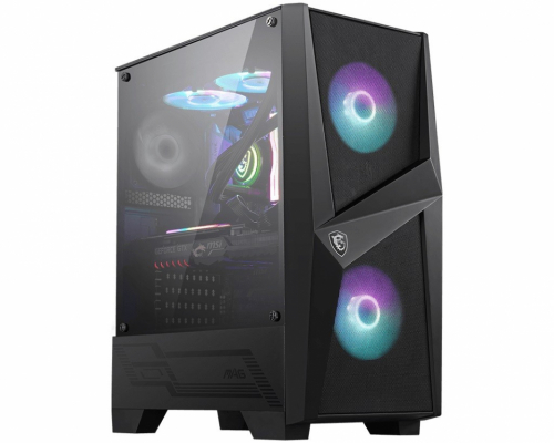 MSI PC Case MAG FORGE 100R ARGB FAN Glass Window 2xUSB