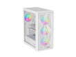 HOUSING GENESIS DIAXID 605 ARGB MIDI TOWER WITH USB-C WINDOW WHITE