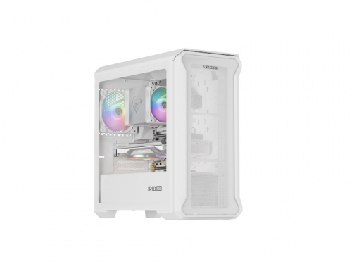 GENESIS Irid 503 Mini Tower Transparent, White