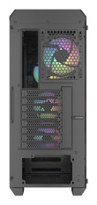 GENESIS Irid 505 ARGB Midi Tower Black, Transparent
