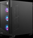 MSI MPG VELOX 100R Mid Tower Gaming Computer Case 'Black, 4x 120mm ARGB Fans, 1-6 ARGB Hub, ARGB light strip, USB Type-C, Tempered Glass, Center, E-ATX, ATX, mATX, mini-ITX'