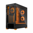 Fractal Design PC case Pop Air TG Clear Tint RGB orange core