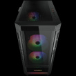 COUGAR DUOFACE RGB PC Case, Mid Tower, Black