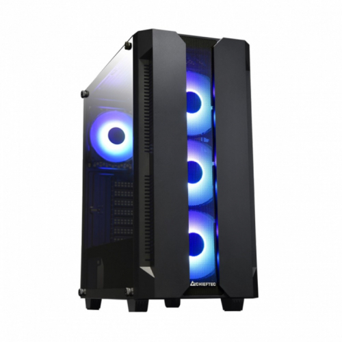 Chieftec GS-01B-OP Hunter Midi Tower 4xRGB Fan