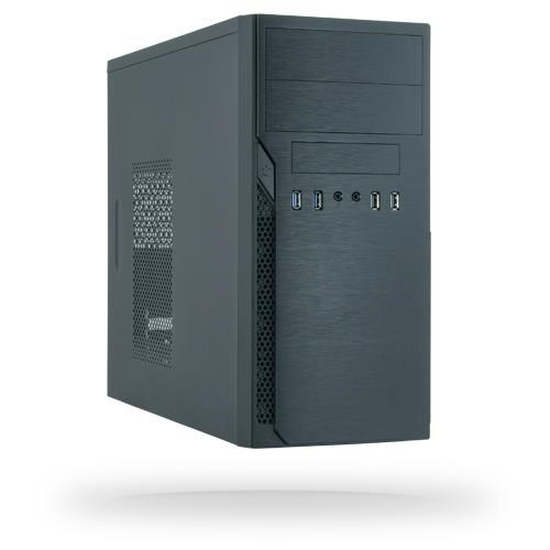 Chieftec ATX mini-tour alu brossé SECC Tower Black