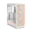 Fractal Design Meshify 3 | Ambience Pro RGB White TG Clear Tint | ATX | Power supply included No