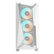 GIGABYTE C301 GLASS WHITE computer case Midi Tower