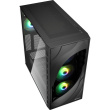 Sharkoon Rebel C80G RGB ATX 1xGlas Черный