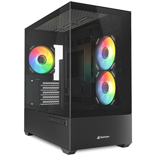 Sharkoon MK6 RGB Micro-ATX 1xGlas Must
