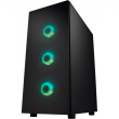 ATX CMT340 FSP Plus Mid tower/Tempered Glass side panel/2xUSB 3.0/HD Audio/ARGB/4x120mm fan/Black