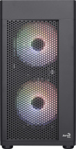 Aerocool HEXFORMBKV2 Micro ATX PC Case 3 Fans FRGB Black