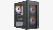 AeroCool PC case Hexform TG FRGB USB 3.0 Mini Tower black