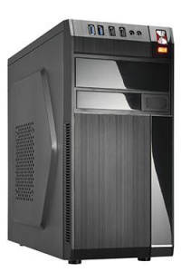 Case|GOLDEN TIGER|Baltimore 530|MiniTower|450 Watts|MicroATX|Colour Black|BALTIMORE5304USB450W
