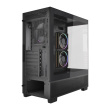 Gembird Gaming case Fornax X550 aquarium type, ATX, 2x USB 3.2 + 1x USB type-C, black