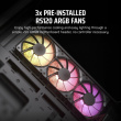 Corsair PC case 3500X ICUE LINK RGB TG Mid-Tower black