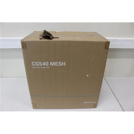 Taastatud. Deepcool CG540 MID TOWER CASE | Deepcool | Case | CG540 | Black | Mid Tower | DAMAGED PACKAGING | Power supply included No | ATX PS2