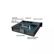 Techly Compact PC ATX Rack 19cali 2U black