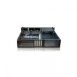 Techly Compact PC ATX Rack 19cali 2U black
