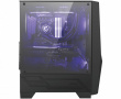 MSI MAG FORGE 100M Mid Tower Gaming Computer Case 'Black, 2x 120mm ARGB PWM Fan, 1x 120mm Fan, 1-6 ARGB Hub, Mystic Light Sync, Tempered Glass Panel, ATX, mATX, mini-ITX'