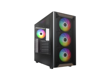 Wooden PC Case Montech XR, Midi-Tower, ATX, ARGB