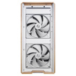Lian Li Lancool LAN217W computer case Midi Tower White, Wood