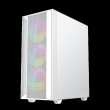 Gembird Fornax 4000W ARGB gaming ATX computer case, Midi Tower, backlight, White