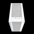Gembird Fornax 4000W ARGB gaming ATX computer case, Midi Tower, backlight, White