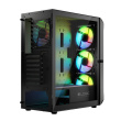 Logic PORTOS ARGB MINIDI USB 3.0 Case Black