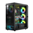 Logic PORTOS ARGB MINIDI USB 3.0 Case Black