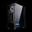 Gembird Fornax 2500 ARGB Gaming ATX computer case, Midi Tower, backlight,  Black