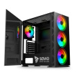 SAVIO PC Case Prime X1 ARGB Glass Black