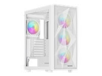 NATEC Genesis PC Case Diaxid 605 white ARGB