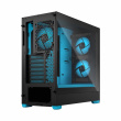 Fractal Design PC case Pop Air TG Clear Tint RGB cyan core