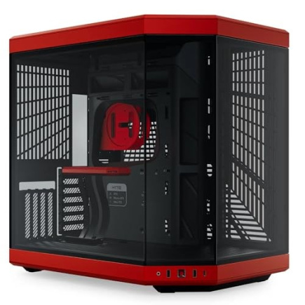 HYTE Y70 Midi Tower Black, Red