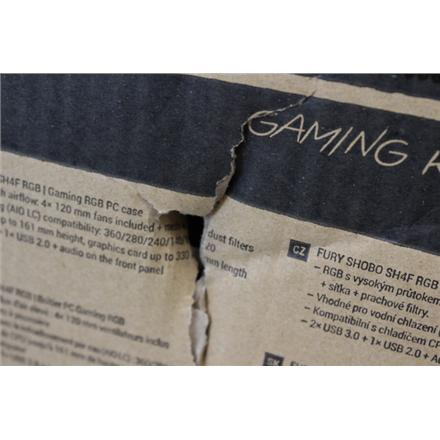 Восстановленный. FURY SHOBO SH4F PC Case Midi Tower, Black | Fury DAMAGED PACKAGING