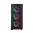 Gembird CCC-FC-400X Gaming ARGB computer case Fornax 400X, black