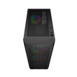 Gembird CCC-FC-400X Gaming ARGB computer case Fornax 400X, black