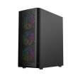Gembird CCC-FC-400X Gaming ARGB computer case Fornax 400X, black