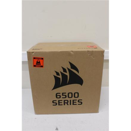 Taastatud. Corsair iCUE LINK 6500X RGB Mid-Tower ATX Dual Chamber PC Case, Black | Corsair Dual Chamber PC Case | iCUE LINK 6500X RGB | Black | Mid Tower | DAMAGED PACKAGING | Power supply included No | ATX