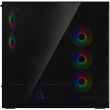 Arctic Xtender (Black) Black window with GPU vertical mount
