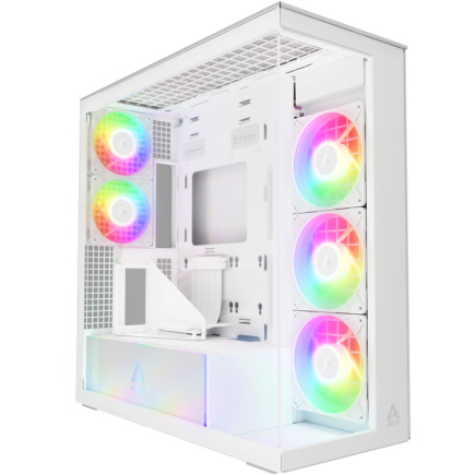 Arctic Xtender (Белый) transparent window with GPU vertical mount
