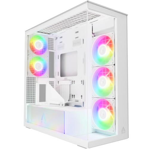 Arctic Xtender (Белый) transparent window with GPU vertical mount